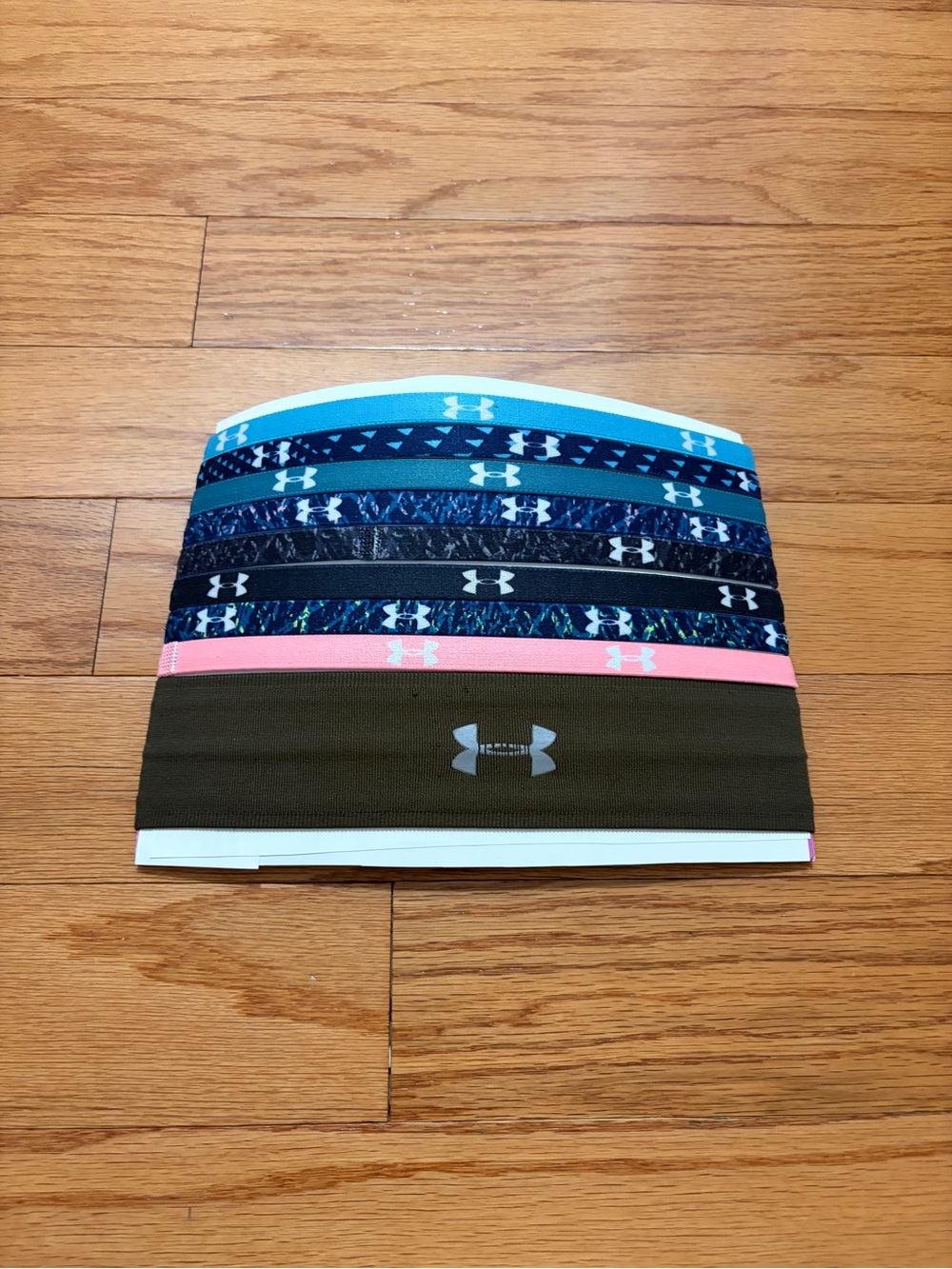 Under Armour Blue and Green Kids Headbands Set